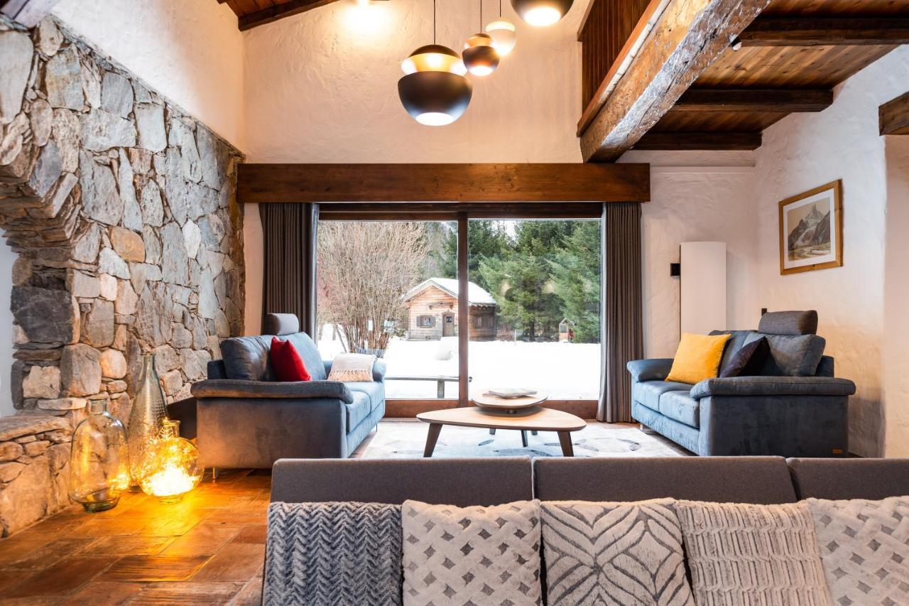 Chalet Les Praz - 280Sqm - Sauna Cinema Fitness - 5 Bedrooms In Heart Of Les Praz - By Cozee Rentals Chamonix Mont Blanc Exterior foto