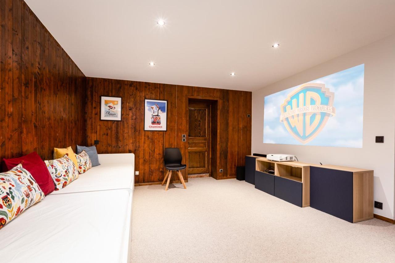 Chalet Les Praz - 280Sqm - Sauna Cinema Fitness - 5 Bedrooms In Heart Of Les Praz - By Cozee Rentals Chamonix Mont Blanc Exterior foto