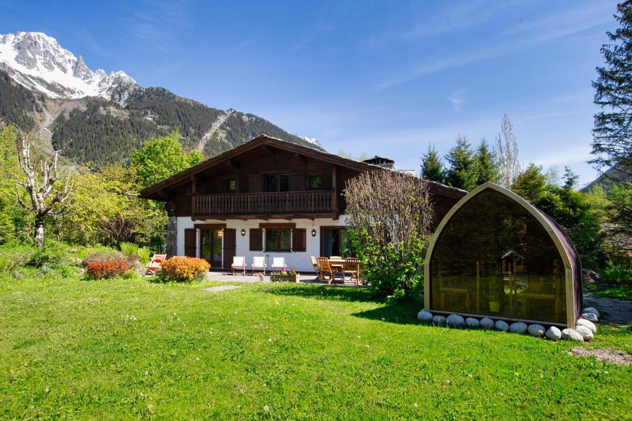 Chalet Les Praz - 280Sqm - Sauna Cinema Fitness - 5 Bedrooms In Heart Of Les Praz - By Cozee Rentals Chamonix Mont Blanc Exterior foto