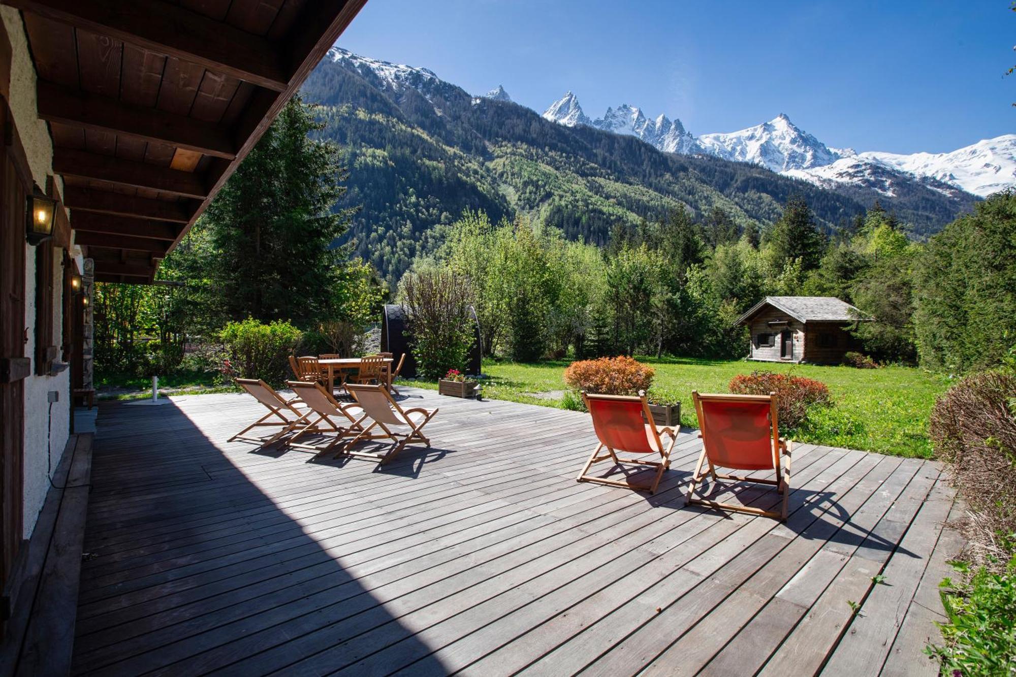 Chalet Les Praz - 280Sqm - Sauna Cinema Fitness - 5 Bedrooms In Heart Of Les Praz - By Cozee Rentals Chamonix Mont Blanc Exterior foto
